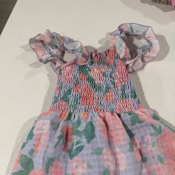 Mabel + Honey Toddler Girl 4T Floral Dress - Picture 2 of 5
